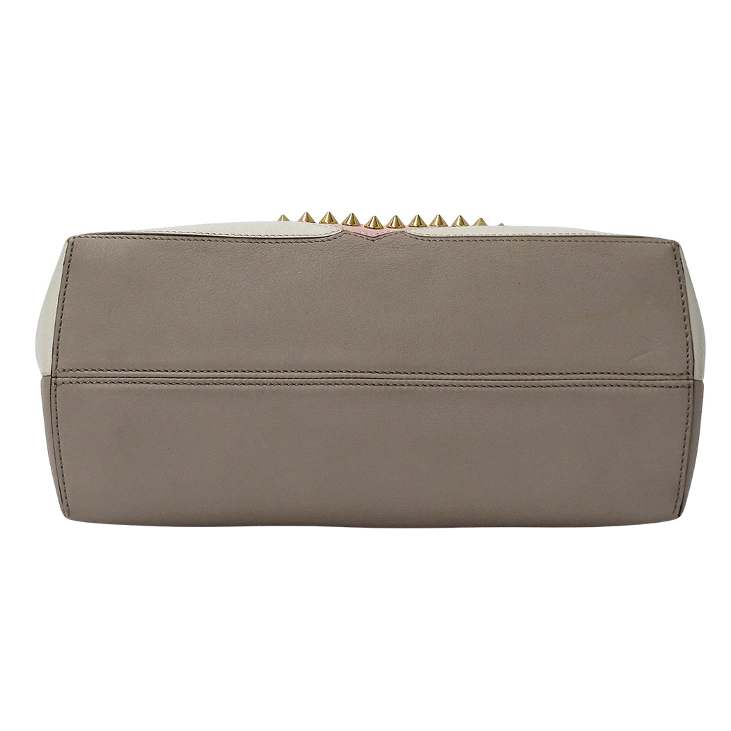 FENDI フェンディ バイザウェイ ミディアム バグズアイ 2wayバッグ グレージュ 8BL124 レザー レディース 【中古】