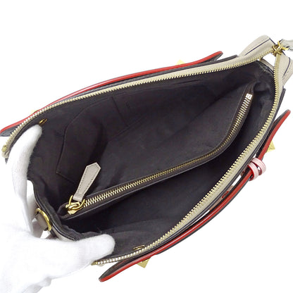 FENDI フェンディ バイザウェイ ミディアム バグズアイ 2wayバッグ グレージュ 8BL124 レザー レディース 【中古】