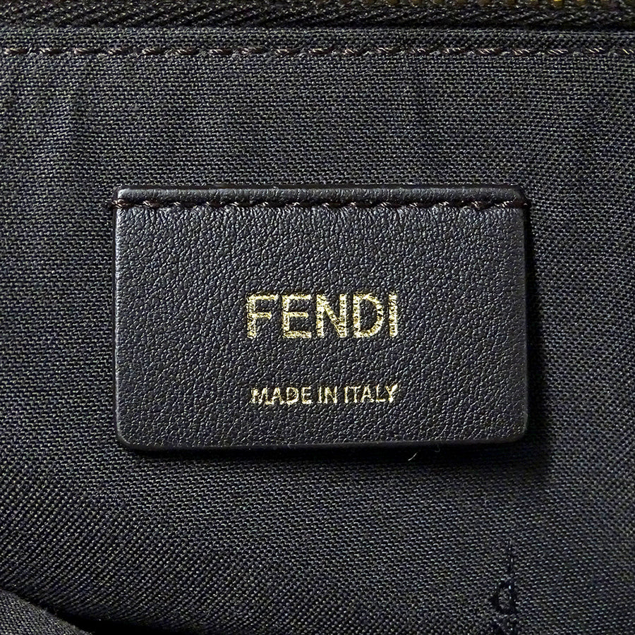 FENDI フェンディ バイザウェイ ミディアム バグズアイ 2wayバッグ グレージュ 8BL124 レザー レディース 【中古】