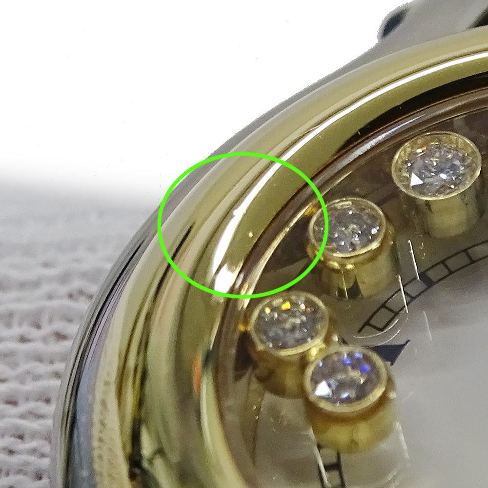 Chopard ショパール ハッピースポーツ 27/8295-23 レディース 腕時計 5Pダイヤモンド クオーツ SS 磨き済み【中古】
