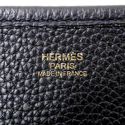 HERMES エルメス エブリン 2 PM ショルダーバッグ ブラック ゴールド金具 トリヨンクレマンス レディース 【中古】