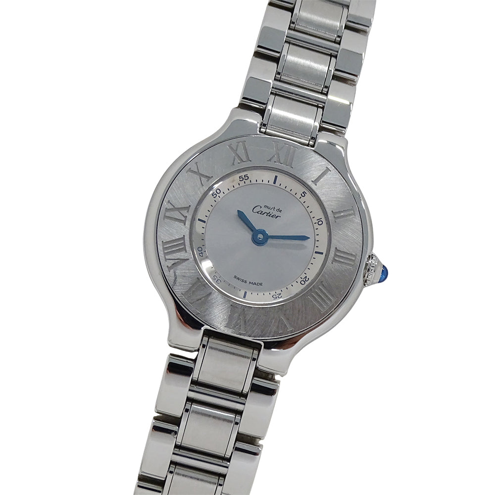 Cartier カルティエ マスト21 ヴァンティアン SM W10109T2 レディース 腕時計 クオーツ QZ ステンレス 磨き済み 【中古】