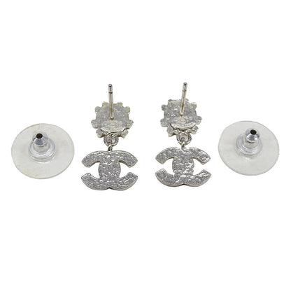 CHANEL シャネル ピアス メタル シルバー マルチカラー レディース 【中古】