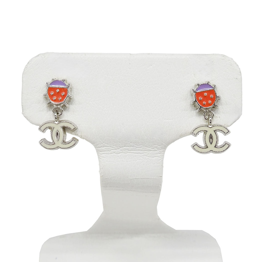CHANEL シャネル ピアス メタル シルバー マルチカラー レディース 【中古】