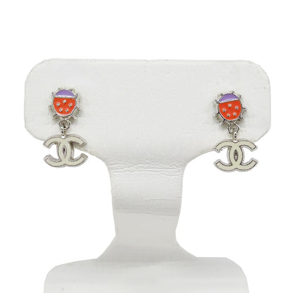 CHANEL シャネル ピアス メタル シルバー マルチカラー レディース 【中古】