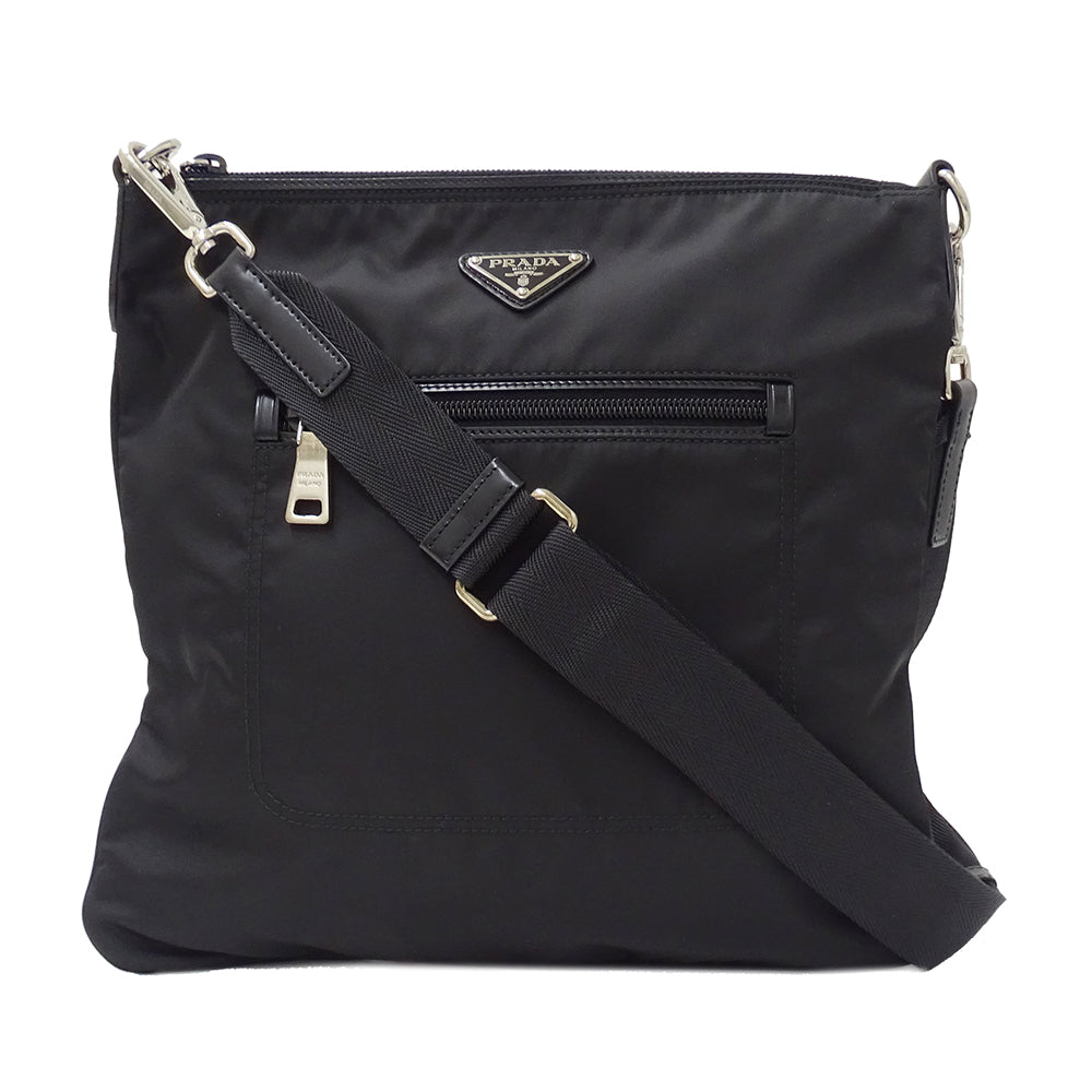 PRADA プラダ ショルダーバッグ ブラック BT0715 ナイロン メンズ 【中古】