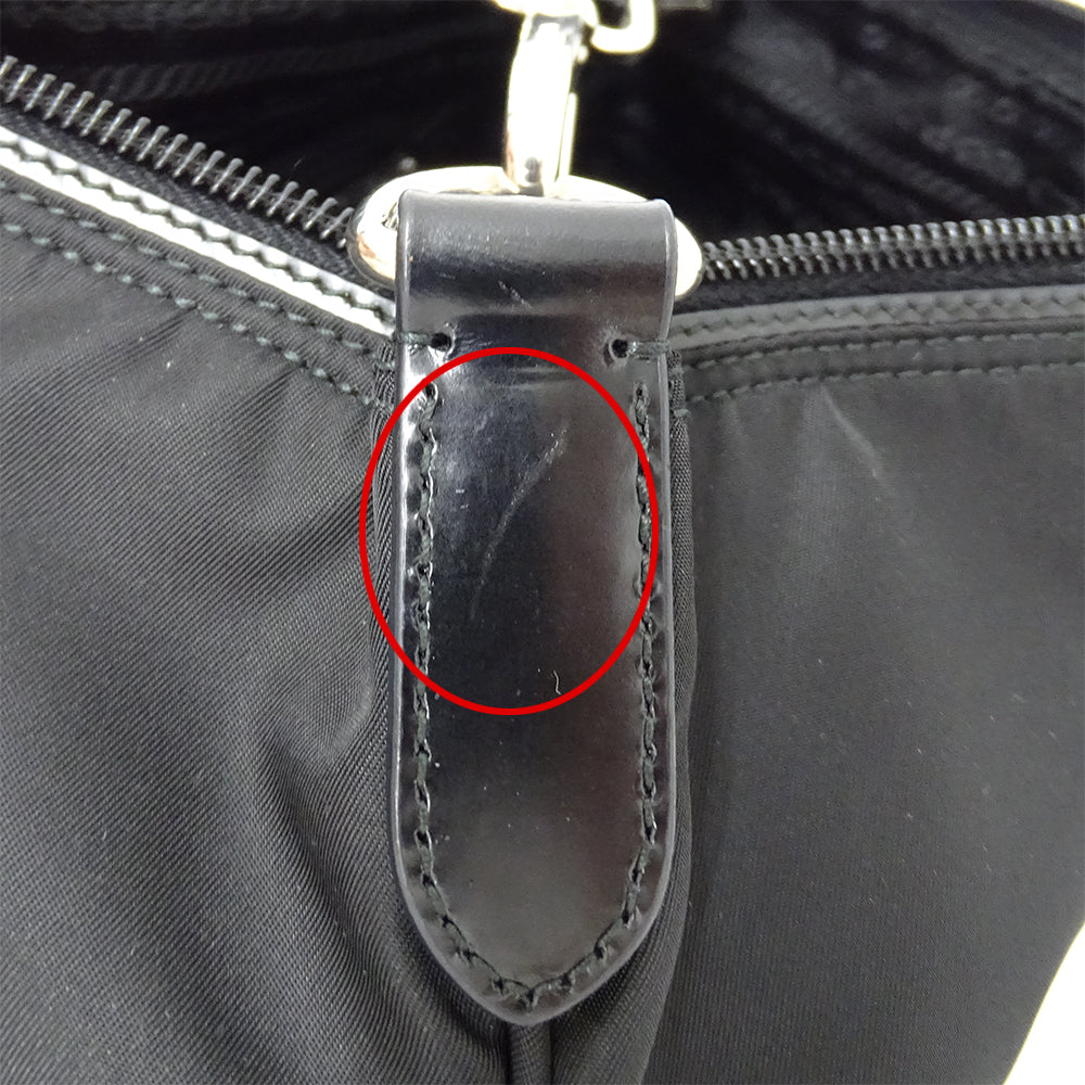PRADA プラダ ショルダーバッグ ブラック BT0715 ナイロン メンズ 【中古】