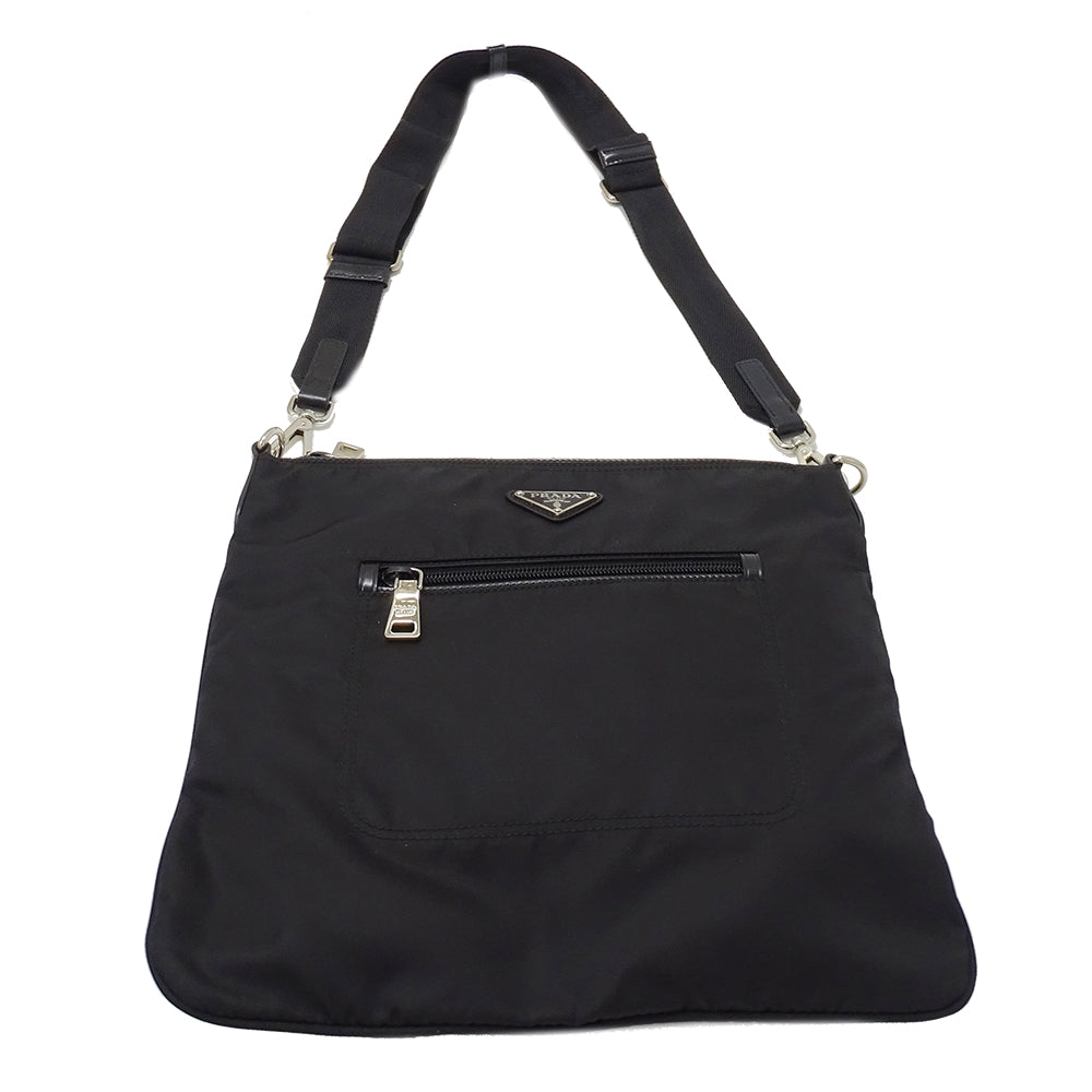PRADA プラダ ショルダーバッグ ブラック BT0715 ナイロン メンズ 【中古】