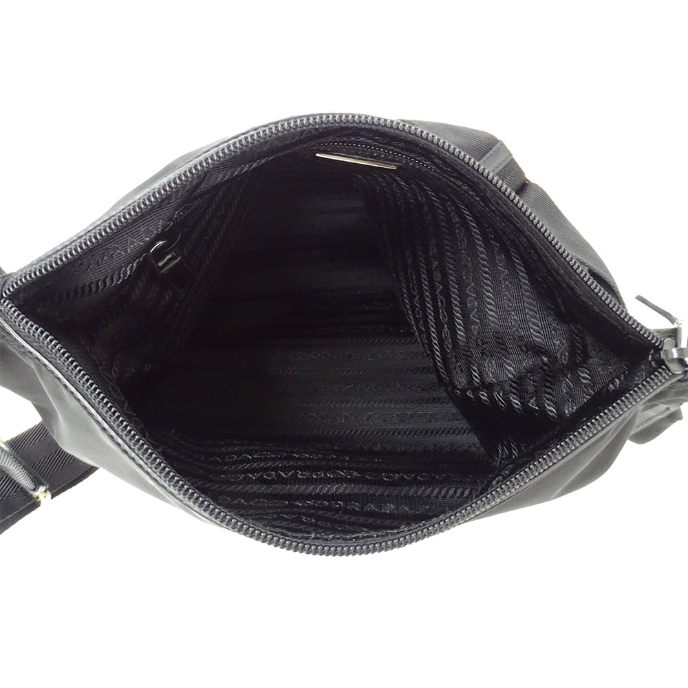 PRADA プラダ ショルダーバッグ ブラック BT0715 ナイロン メンズ 【中古】