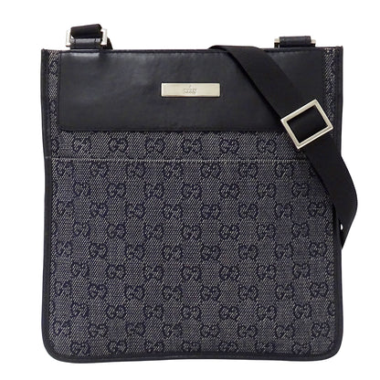 GUCCI グッチ ショルダーバッグ GGデニム ネイビー 27639 レディース 【中古】