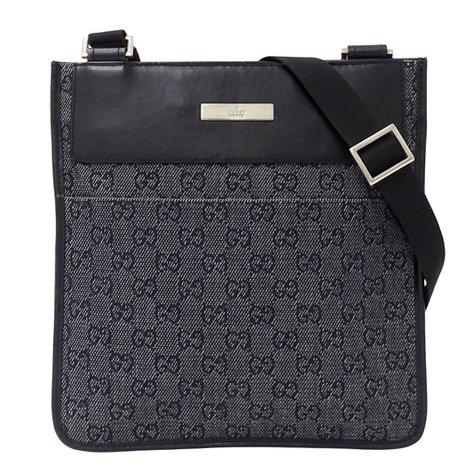GUCCI グッチ ショルダーバッグ GGデニム ネイビー 27639 レディース 【中古】