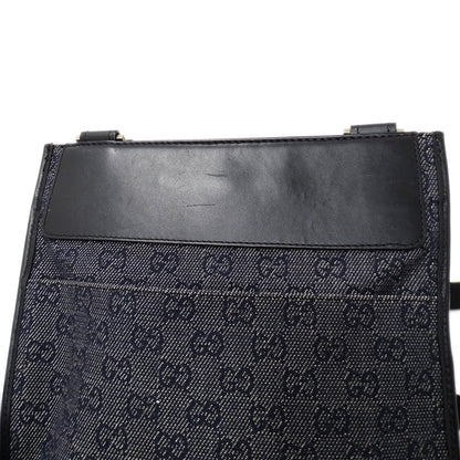 GUCCI グッチ ショルダーバッグ GGデニム ネイビー 27639 レディース 【中古】