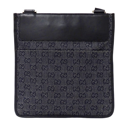 GUCCI グッチ ショルダーバッグ GGデニム ネイビー 27639 レディース 【中古】