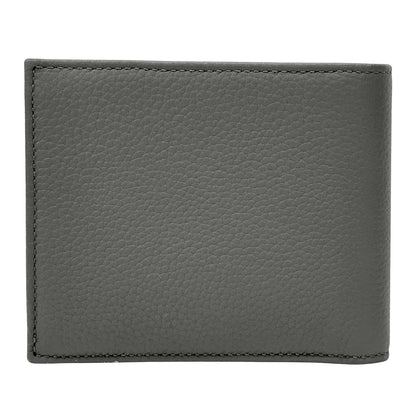 Dior ディオール 二つ折り財布 オブリーク サドル グレー ジャガード レザー レディース 【中古】