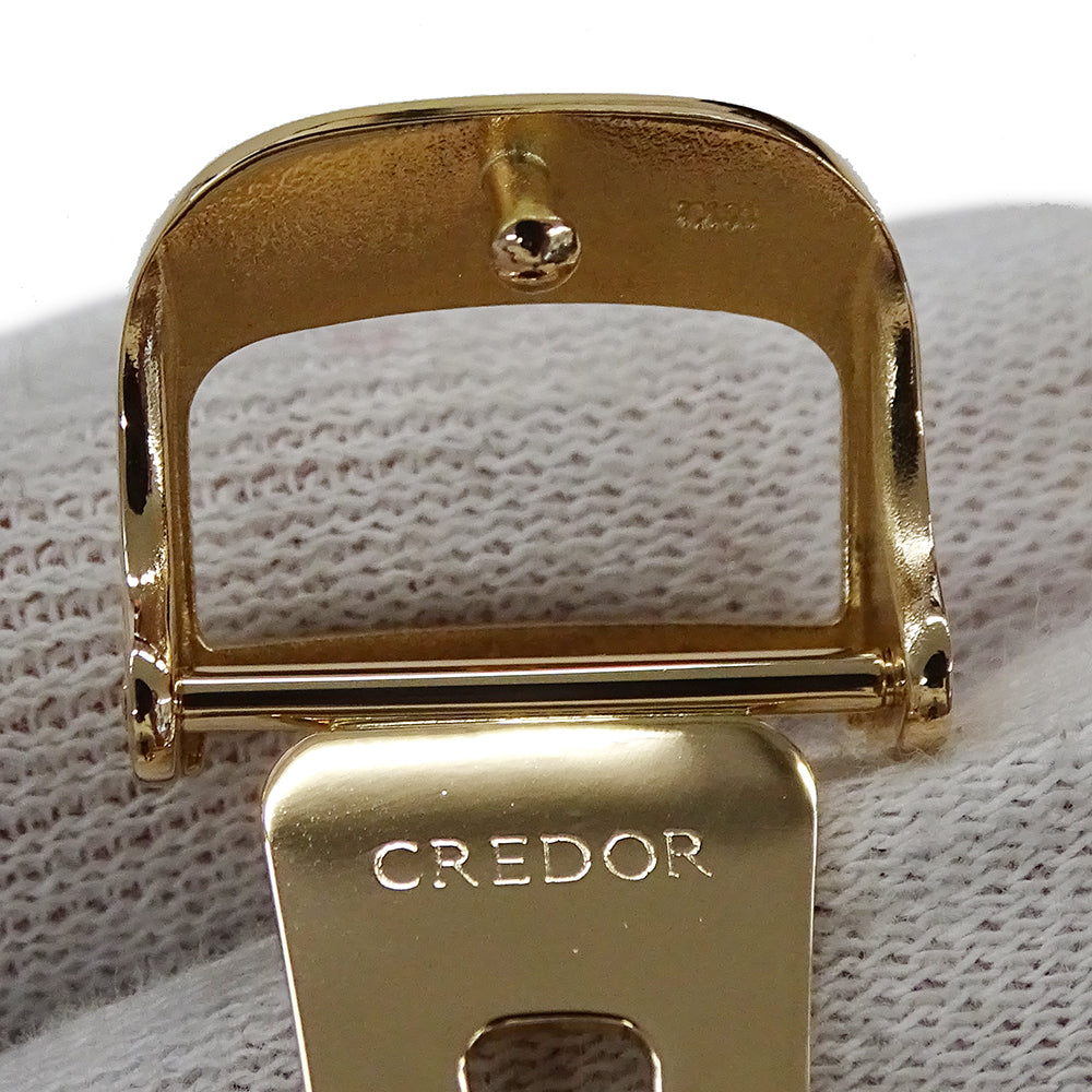 SEIKO セイコー クレドール 6898-00D0 GBBE980 メンズ 腕時計 スモールセコンド 手巻き 18KT PG レザー 磨き済み【中古】