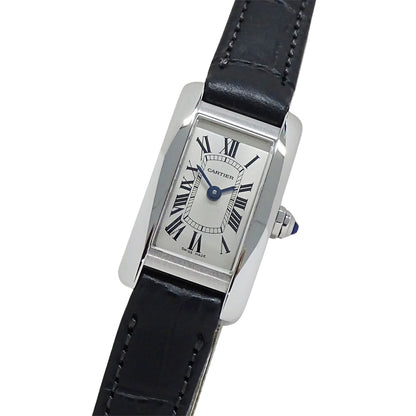 Cartier カルティエ タンクアメリカン ミニ WSTA0032 レディース 腕時計 クオーツ SS 磨き済み【中古】