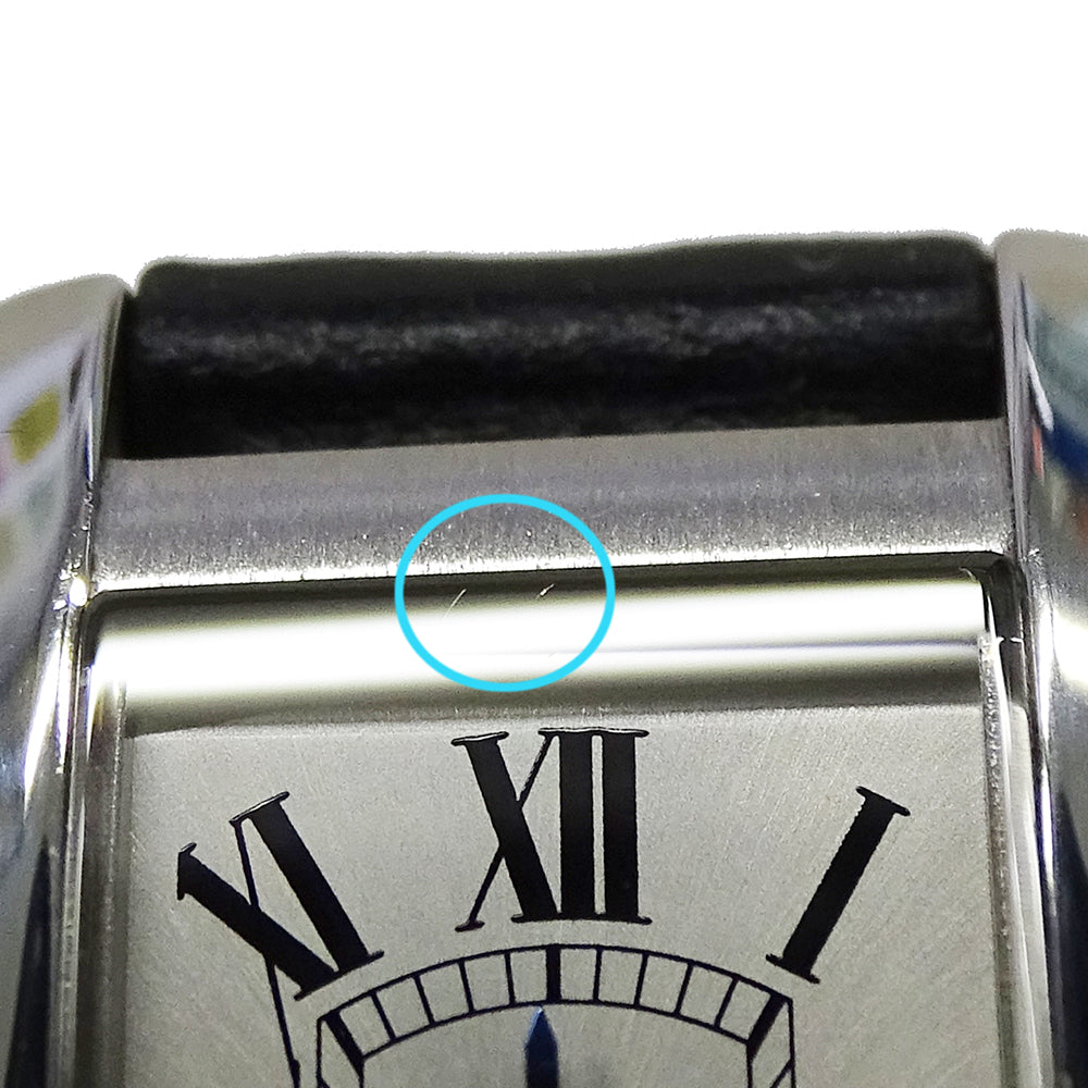 Cartier カルティエ タンクアメリカン ミニ WSTA0032 レディース 腕時計 クオーツ SS 磨き済み【中古】