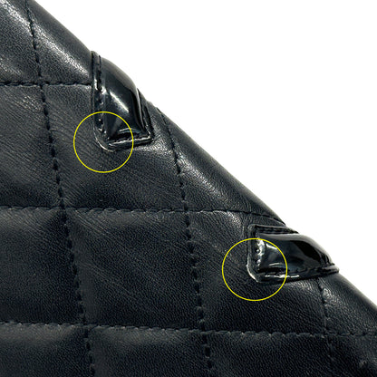CHANEL シャネル 長財布 カンボン ブラック ラムスキン レディース 【中古】