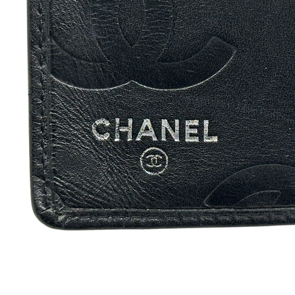 CHANEL シャネル 長財布 カンボン ブラック ラムスキン レディース 【中古】