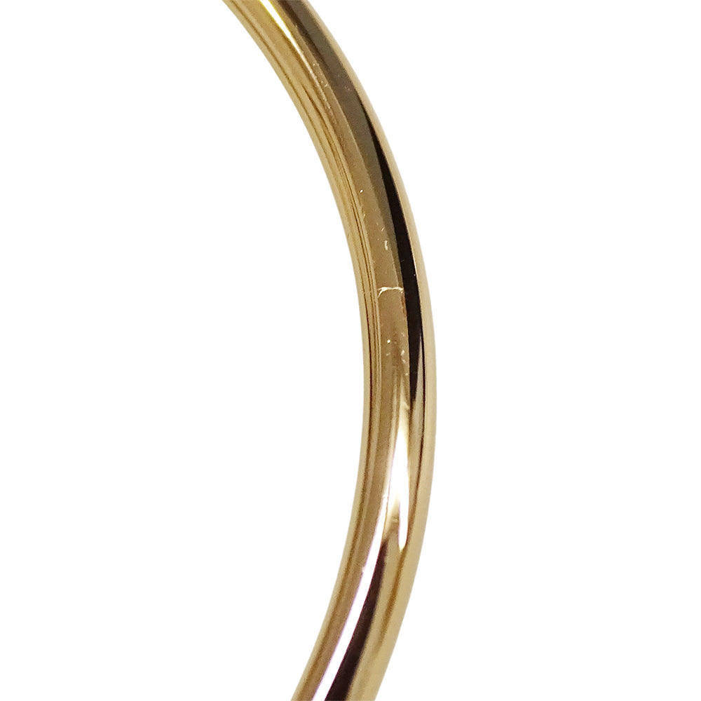 Cartier カルティエ ジュストアンクル フープ ラージ ピアス 750PG ピンクゴールド レディース 磨き済み【中古】