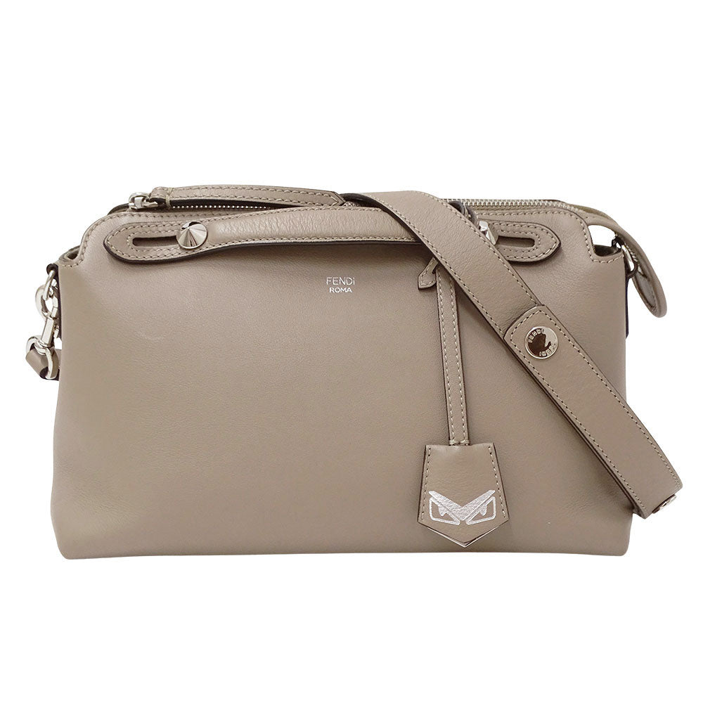 FENDI フェンディ バイザウェイ ミディアム 2wayバッグ グレージュ 8BL124 レザー レディース 【中古】