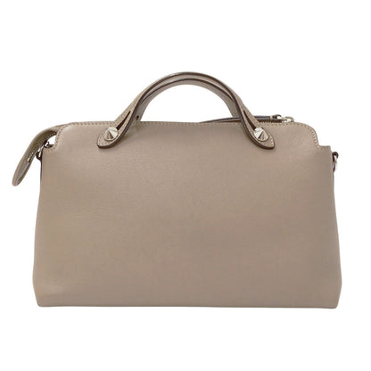 FENDI フェンディ バイザウェイ ミディアム 2wayバッグ グレージュ 8BL124 レザー レディース 【中古】
