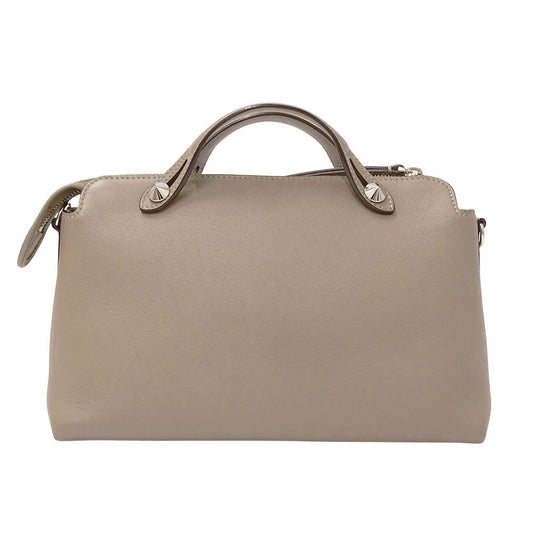 FENDI フェンディ バイザウェイ ミディアム 2wayバッグ グレージュ 8BL124 レザー レディース 【中古】