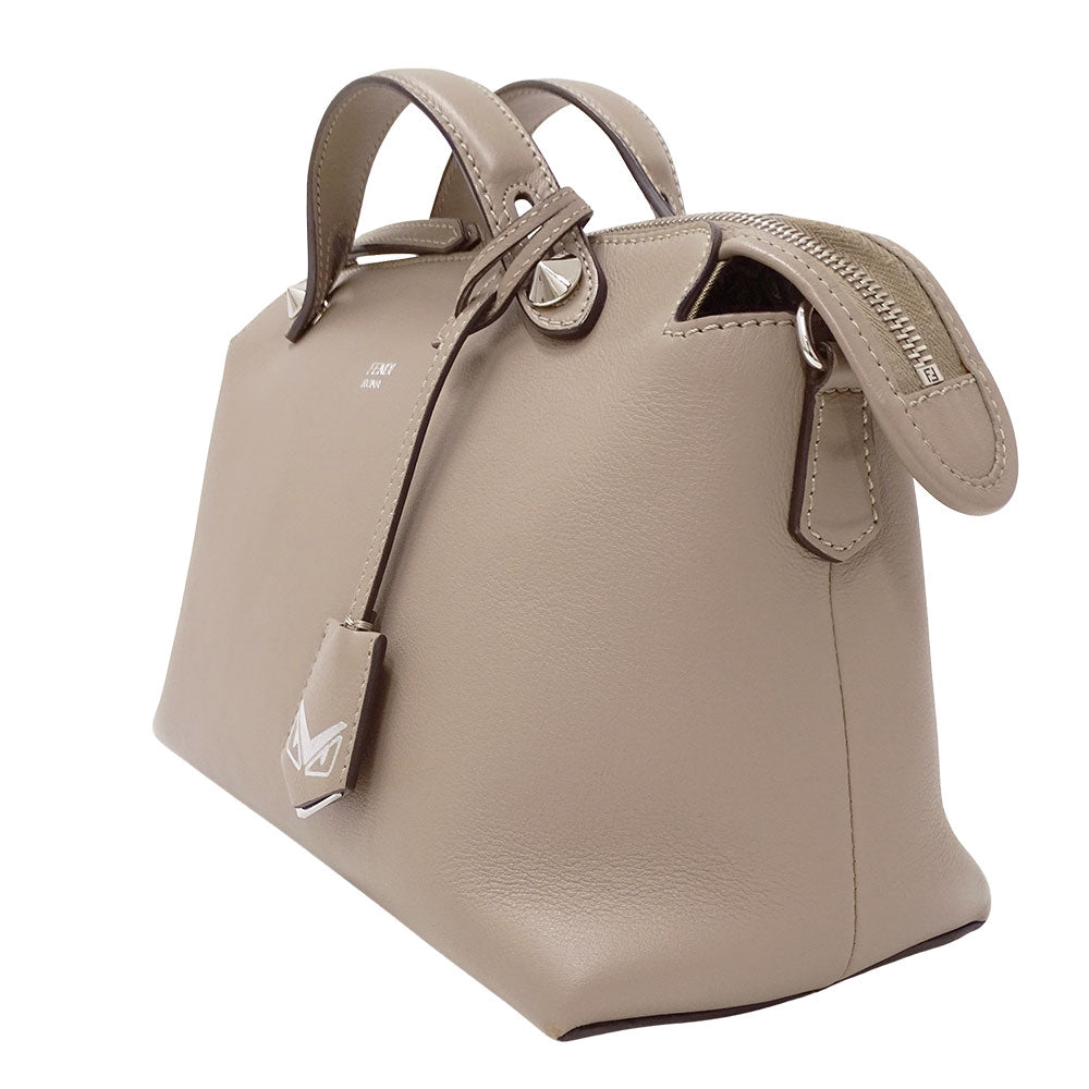 FENDI フェンディ バイザウェイ ミディアム 2wayバッグ グレージュ 8BL124 レザー レディース 【中古】