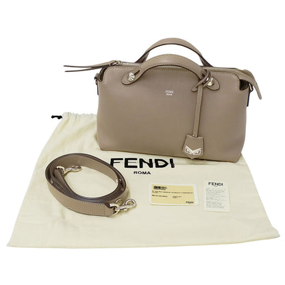 FENDI フェンディ バイザウェイ ミディアム 2wayバッグ グレージュ 8BL124 レザー レディース 【中古】