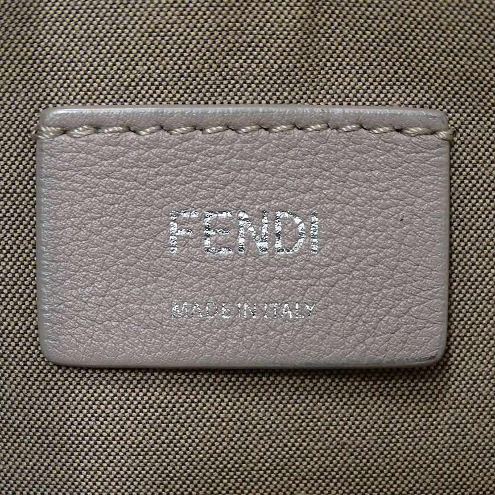 FENDI フェンディ バイザウェイ ミディアム 2wayバッグ グレージュ 8BL124 レザー レディース 【中古】