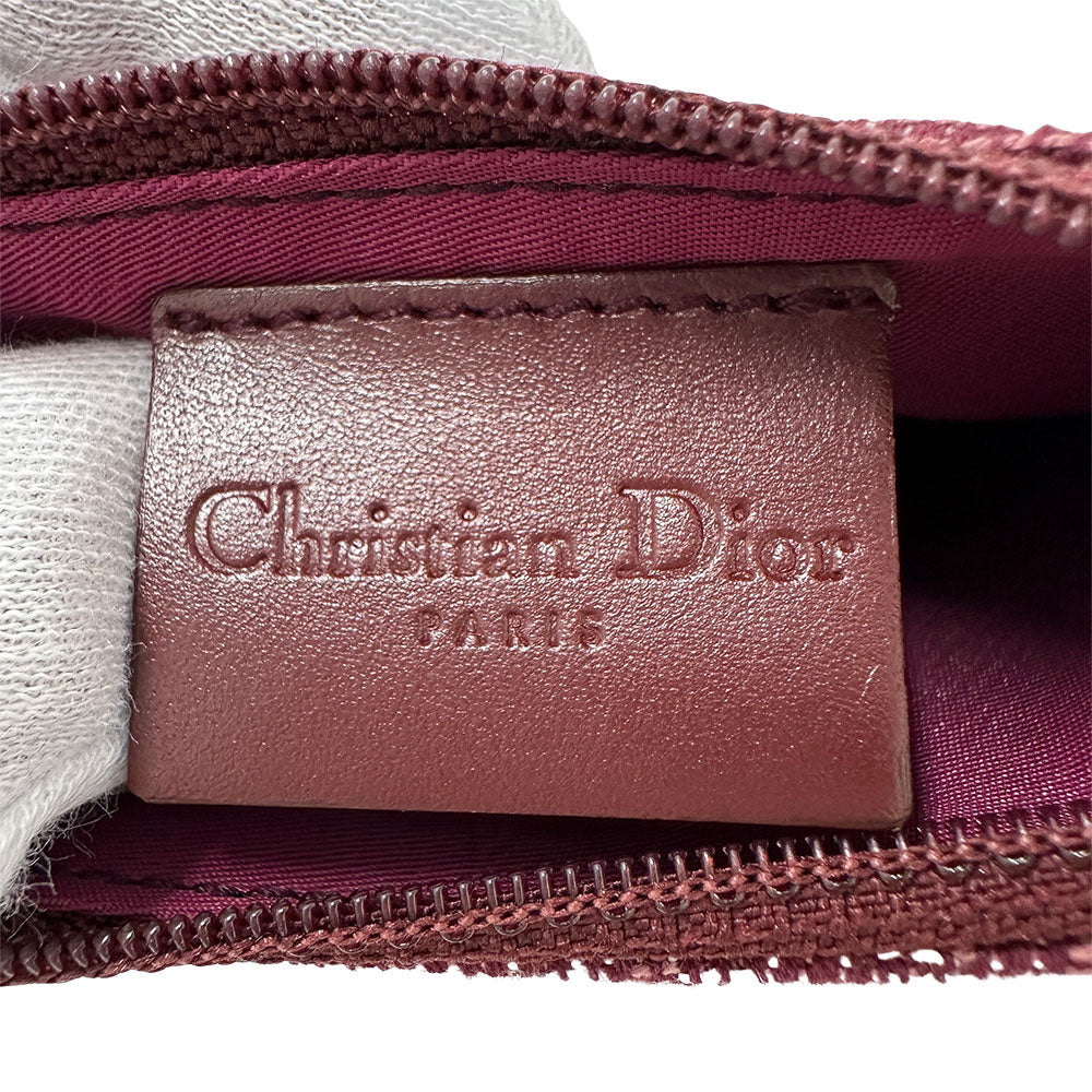 Dior ディオール サドル コインケース トロッター レッド キャンバス
