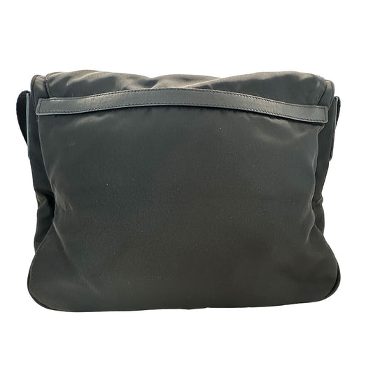 PRADA プラダ ショルダーバッグ ブラック ナイロン メンズ 【中古】
