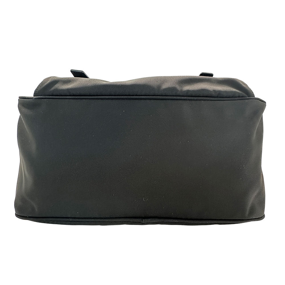 PRADA プラダ ショルダーバッグ ブラック ナイロン メンズ 【中古】