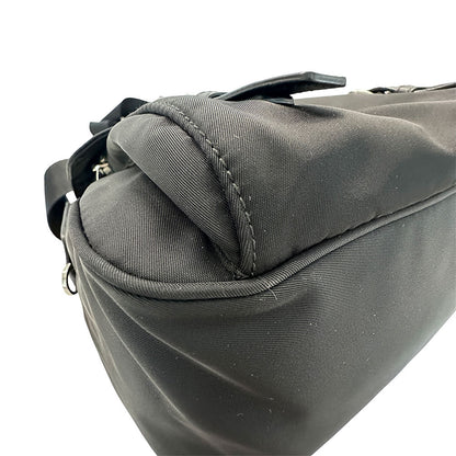 PRADA プラダ ショルダーバッグ ブラック ナイロン メンズ 【中古】