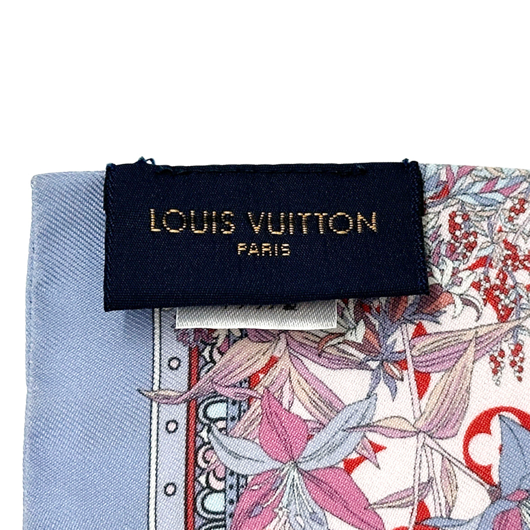 LOUIS VUITTON ルイ・ヴィトン バンドー・ヴィニットイット ブラッシュ モノグラム スカーフ ピンク M76101 限定コレクション シルク レディース 【中古】