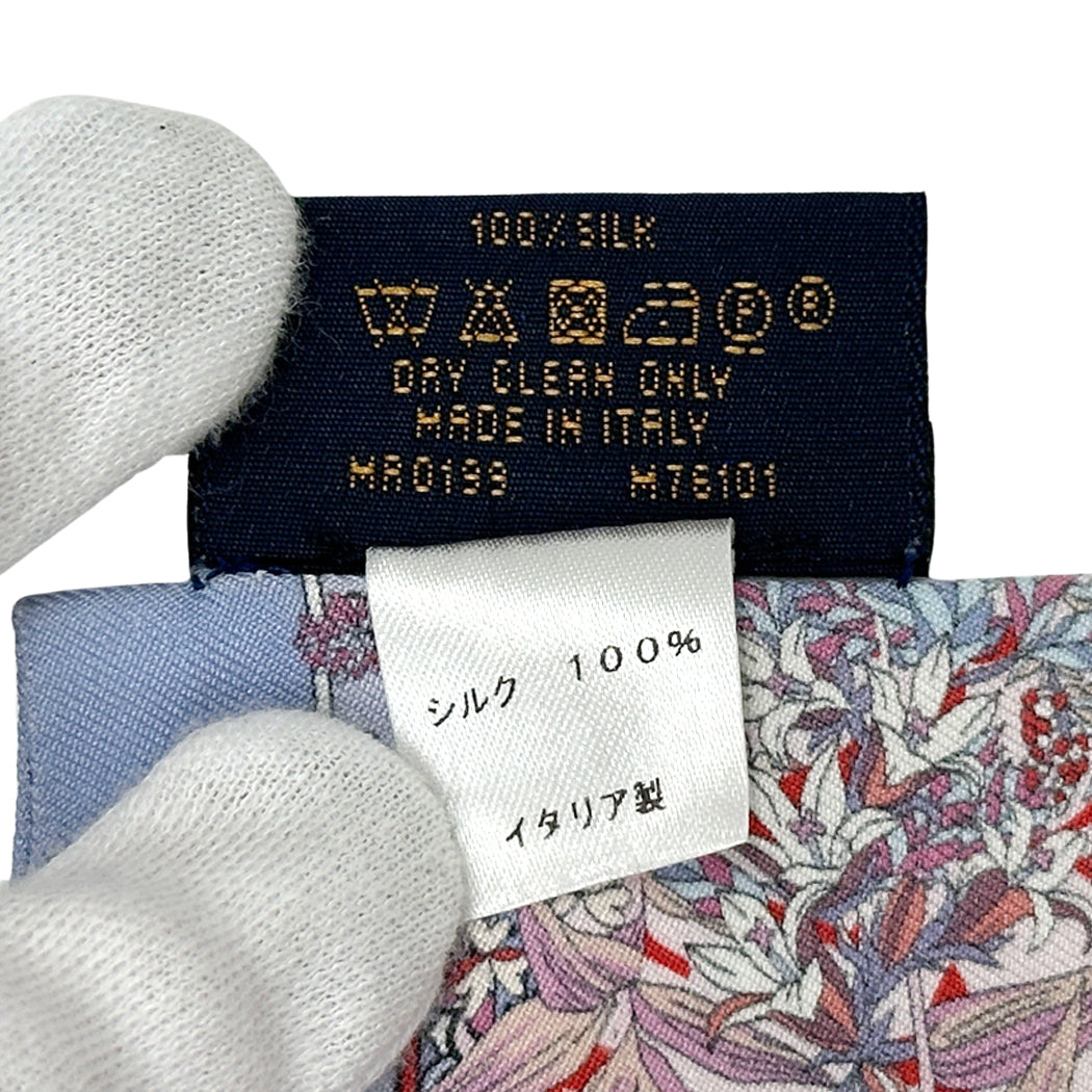 LOUIS VUITTON ルイ・ヴィトン バンドー・ヴィニットイット ブラッシュ モノグラム スカーフ ピンク M76101 限定コレクション シルク レディース 【中古】