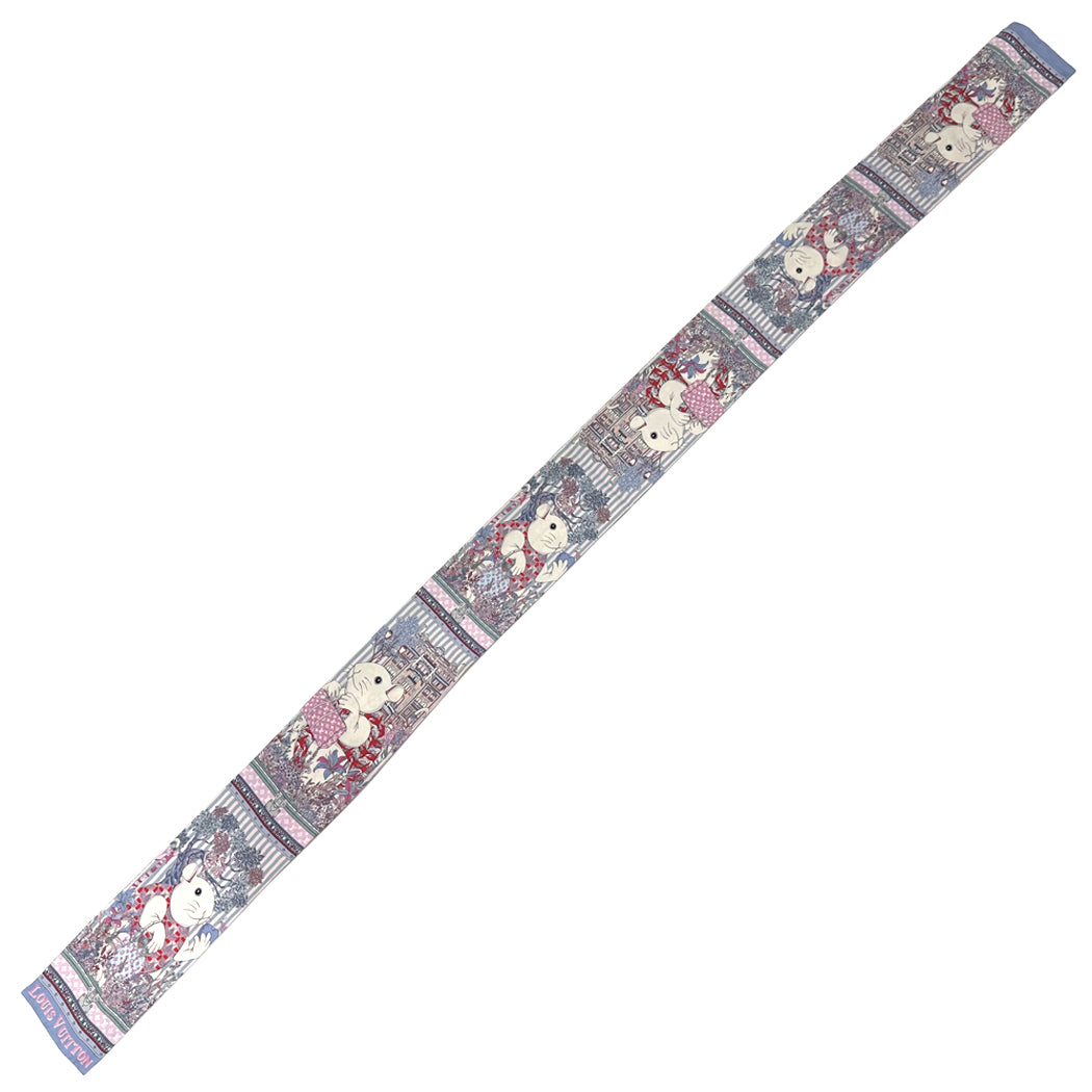 LOUIS VUITTON ルイ・ヴィトン バンドー・ヴィニットイット ブラッシュ モノグラム スカーフ ピンク M76101 限定コレクション シルク レディース 【中古】