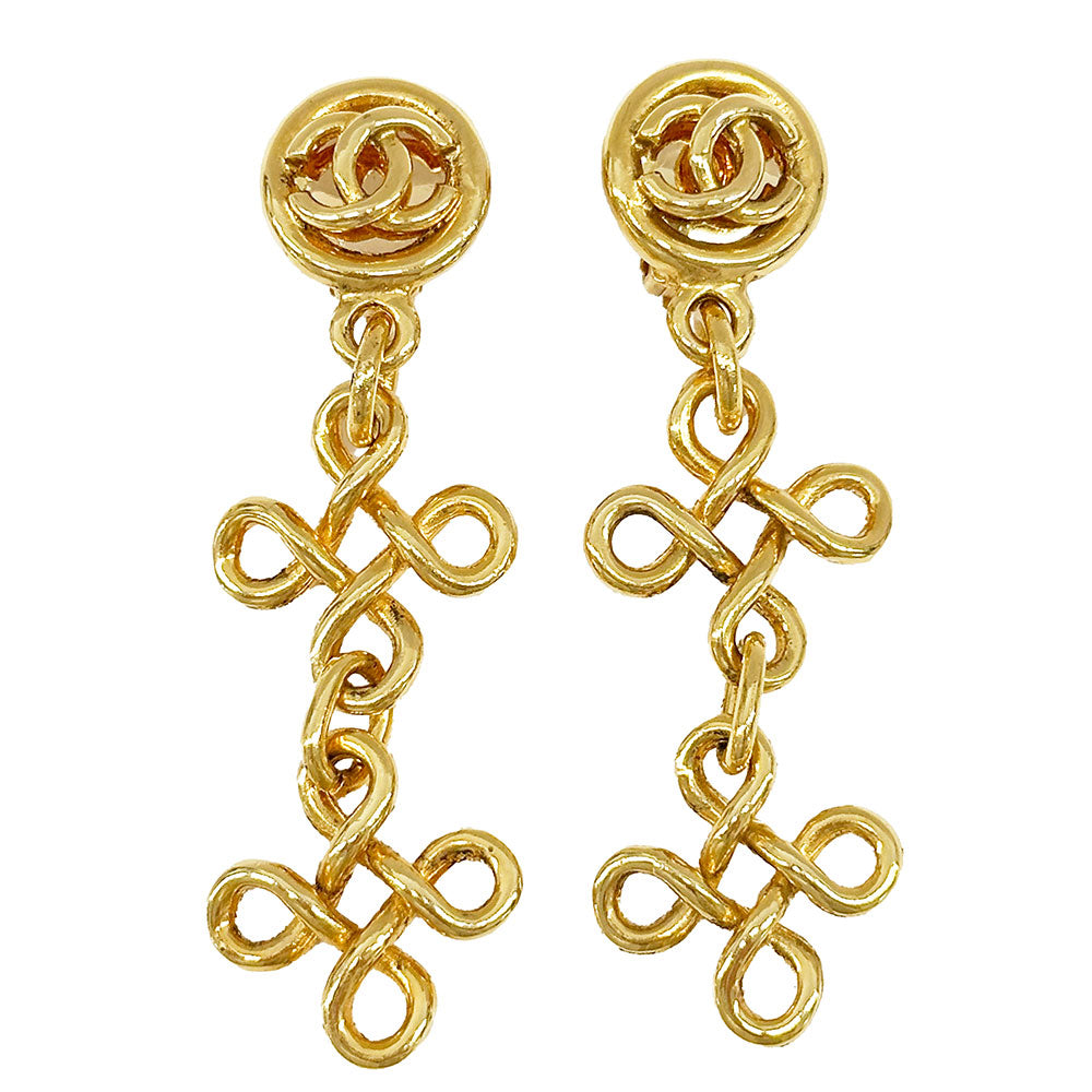CHANEL シャネル イヤリング ゴールド レディース 【中古】