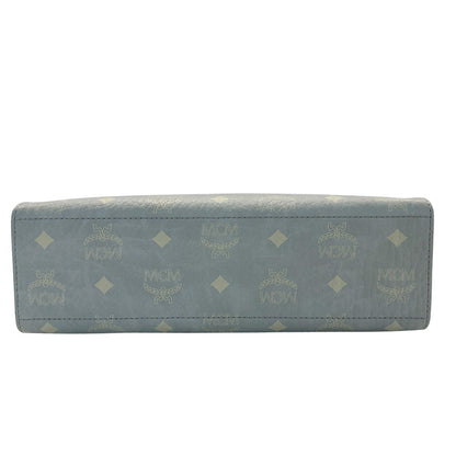 エム・シー・エム MCM 2wayバッグ ヴィセトス グレー PVC レディース 【中古】