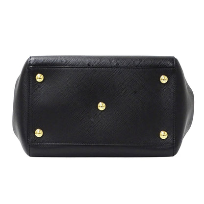Ferragamo フェラガモ 2wayバッグ ヴァラリボン ブラック レザー レディース 【中古】