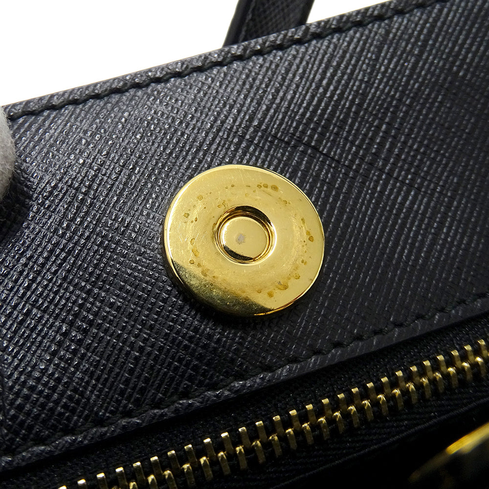 Ferragamo フェラガモ 2wayバッグ ヴァラリボン ブラック レザー レディース 【中古】