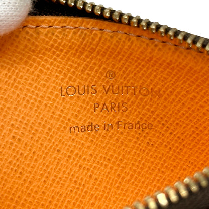 LOUIS VUITTON ルイ・ヴィトン コインカード･ホルダー カードケース モノグラム アプリコット オレンジ ブラウン M83603 メンズ レディース 【中古】