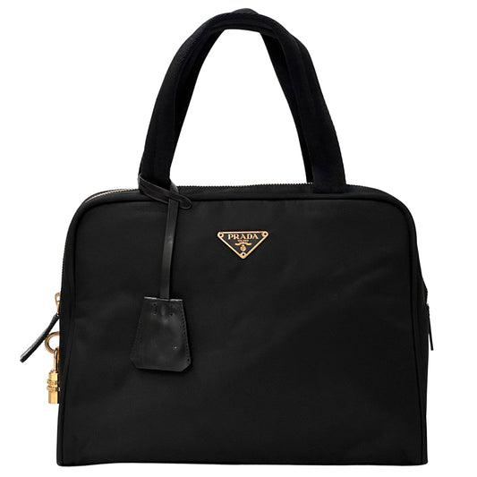 PRADA プラダ ハンドバッグ ブラック BN0187 ナイロン レディース 【中古】