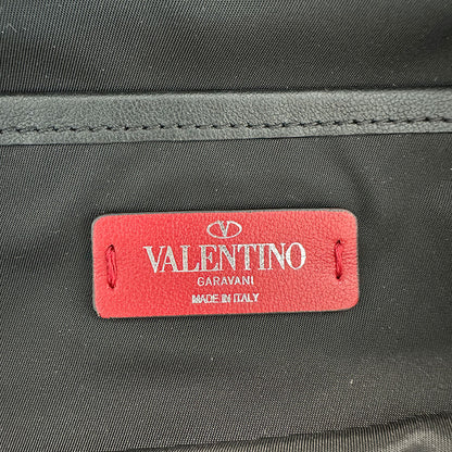VALENTINO バレンチノ・ガラヴァーニ ボディ・ウエストバッグ ブラック ナイロン メンズ 【中古】