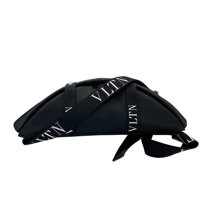 VALENTINO バレンチノ・ガラヴァーニ ボディ・ウエストバッグ ブラック ナイロン メンズ 【中古】