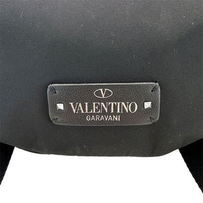 VALENTINO バレンチノ・ガラヴァーニ ボディ・ウエストバッグ ブラック ナイロン メンズ 【中古】