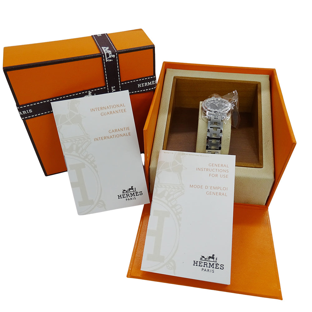 HERMES エルメス クリッパー CL4.210 レディース 腕時計 クオーツ QZ ステンレス 磨き済み【中古】