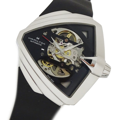HAMILTON ハミルトン ベンチュラ XXL H246250 メンズ 腕時計 スケルトン 自動巻き SS ラバー 磨き済み【中古】