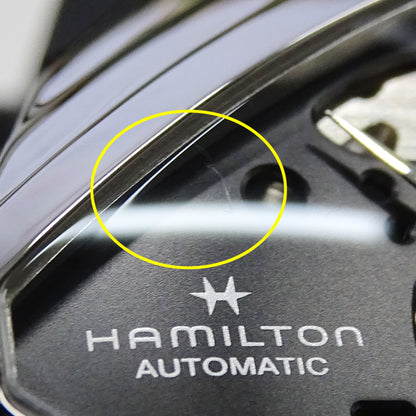 HAMILTON ハミルトン ベンチュラ XXL H246250 メンズ 腕時計 スケルトン 自動巻き SS ラバー 磨き済み【中古】