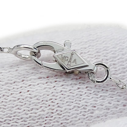 Van Cleef & Arpels ヴァンクリーフ＆アーペル スウィートアルハンブラ ネックレス 750WG ダイヤモンド レディース 磨き済み【中古】